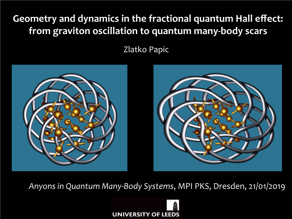 Geometry and Dynamics in the Fractional Quantum Hall Effect: from Graviton Oscillation to Quantum Many-Body Scars
