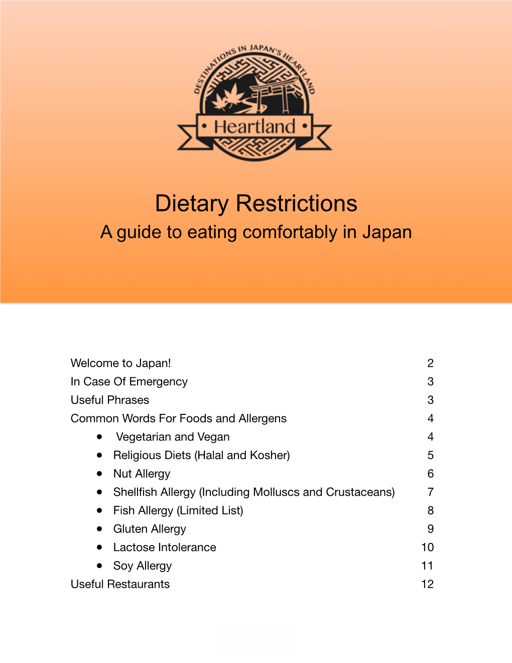 Dietary Restrictions a Guide to Eating Comfortably in Japan