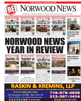 January 2-15, 2020 • Norwood News