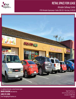 Retail • Restaurant • Office for Lease