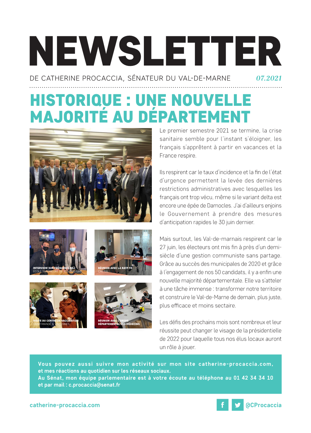 Historique : Une Nouvelle Majorité Au Département