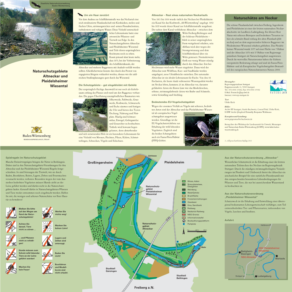 Naturschutzgebiete Altneckar Und Pleidelsheimer Wiesental