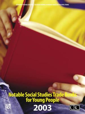 Notable Social Studies Trade Books for Young People