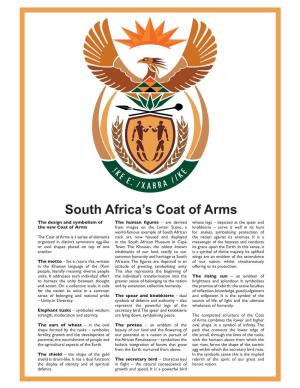 South African Coat of Arms Poster