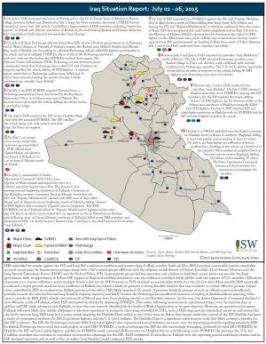 Iraq SITREP 2015-5-22