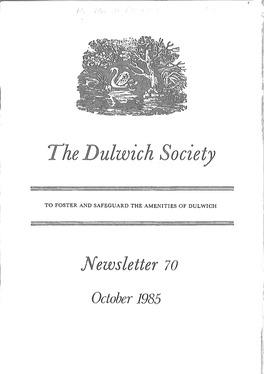 October 1985 FORTHCOMING EVENTS