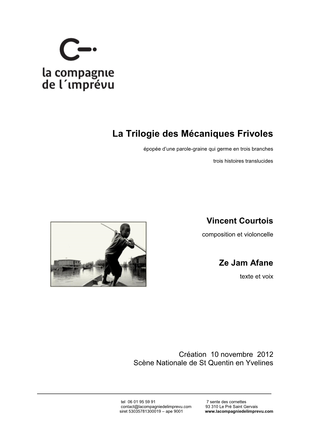 La Trilogie Des Mécaniques Frivoles