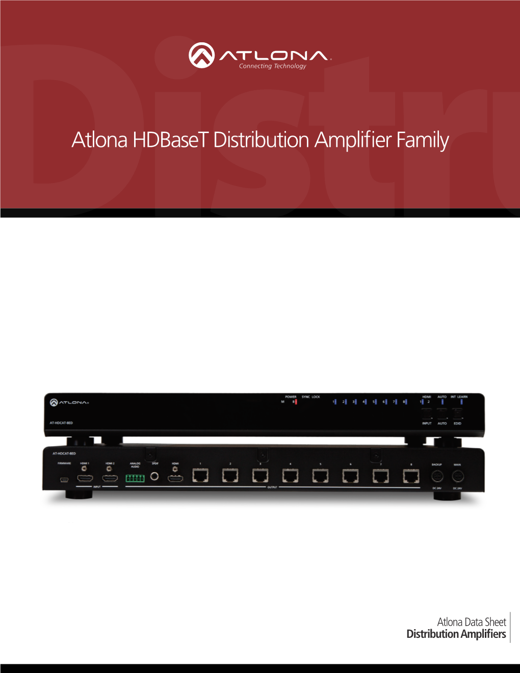 Atlona Hdbaset Distribution Amplifier Family