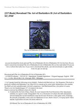 Download the Art of Darksiders II (Art of Darksiders SC) PDF