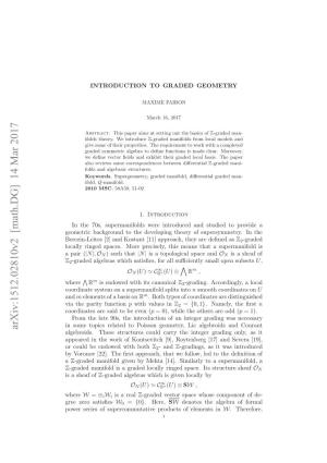 Introduction to Graded Geometry, Batalin-Vilkovisky Formal- Ism and Their Applications