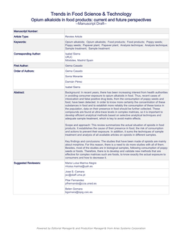 Trends in Food Science & Technology