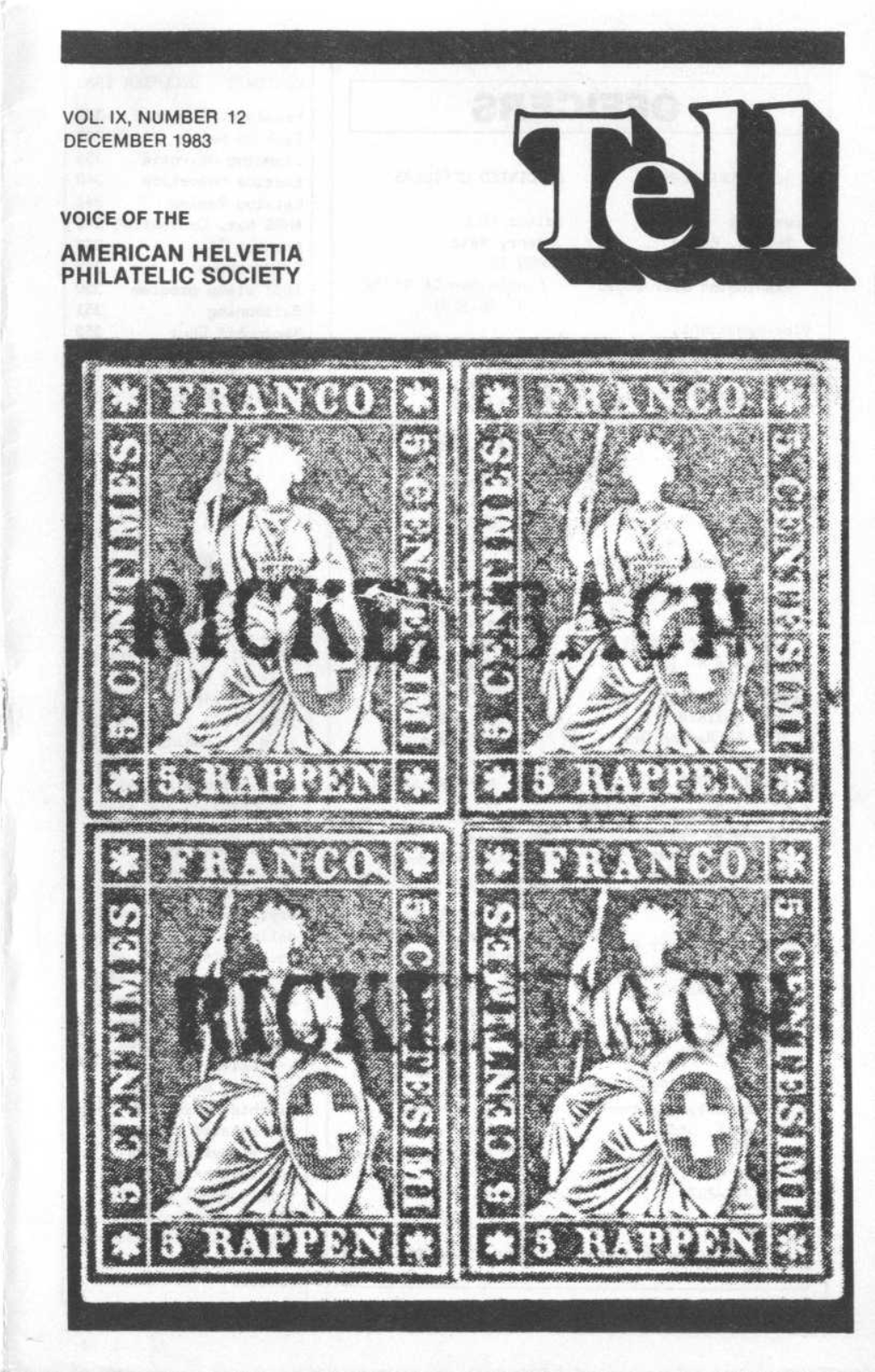 American Helvetia Philatelic Society