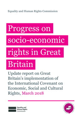 Progress on Socio-Economic Rights in Great Britain