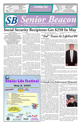 Social Security Recipients Get $250 in May by Eileen Doherty One Payment