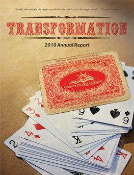 2010 Transformation Annual Report