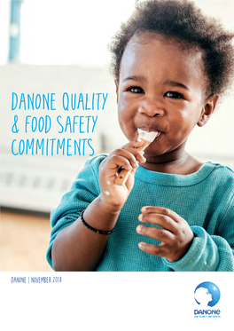 Danone Quality & Food Safety Commitments