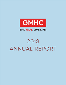 GMHC's 2018 Annual Report. in Recent Years, the Agency