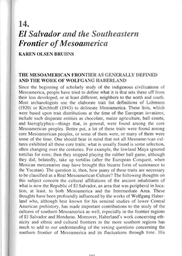 14. El Salvador and the Southeastern Frontier of Mesoamerica