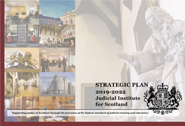 STRATEGIC PLAN 2019-2022 Judicial Institute for Scotland