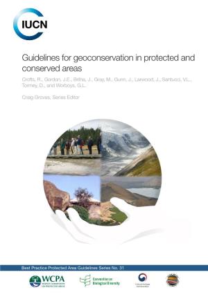 Guidelines for Geoconservation in Protected and Conserved Areas