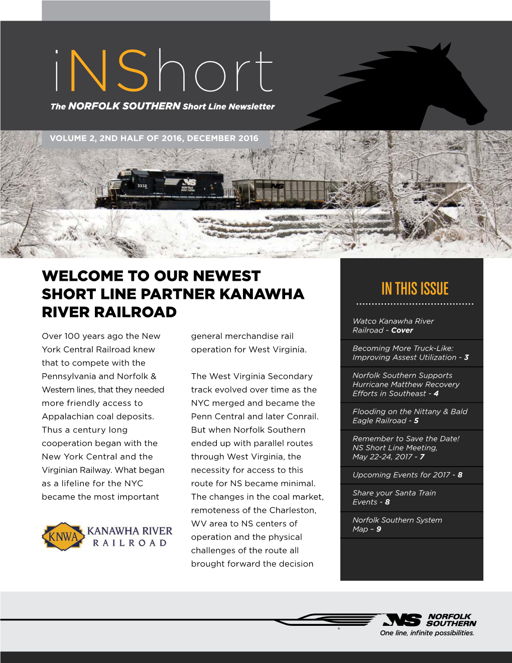 NORFOLK SOUTHERN Short Line Newsletter