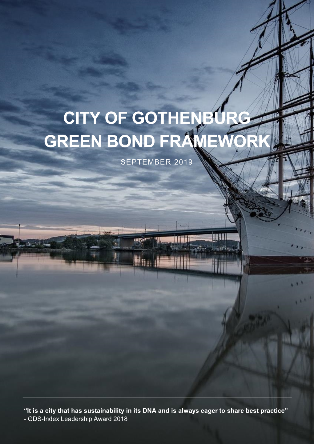 City of Gothenburg Green Bond Framework 2019