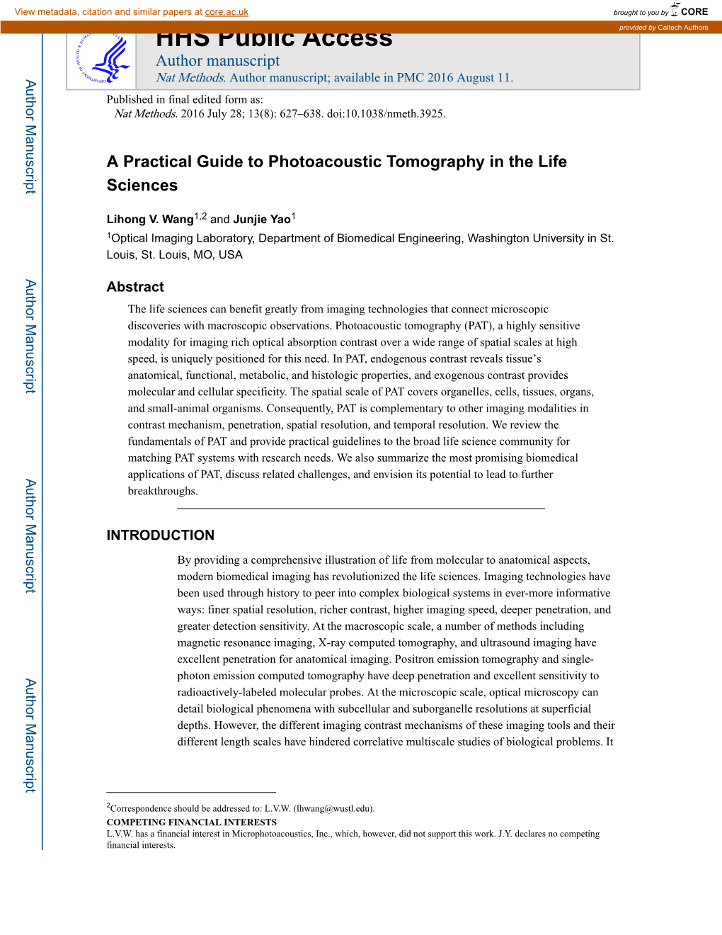 A Practical Guide to Photoacoustic Tomography in the Life Sciences