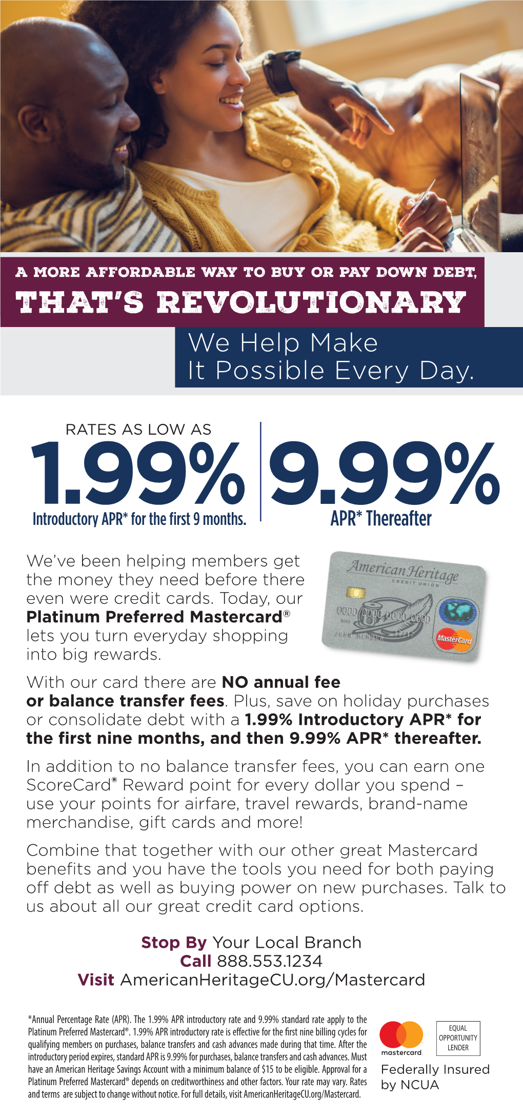 American Heritage Mastercard.Pdf