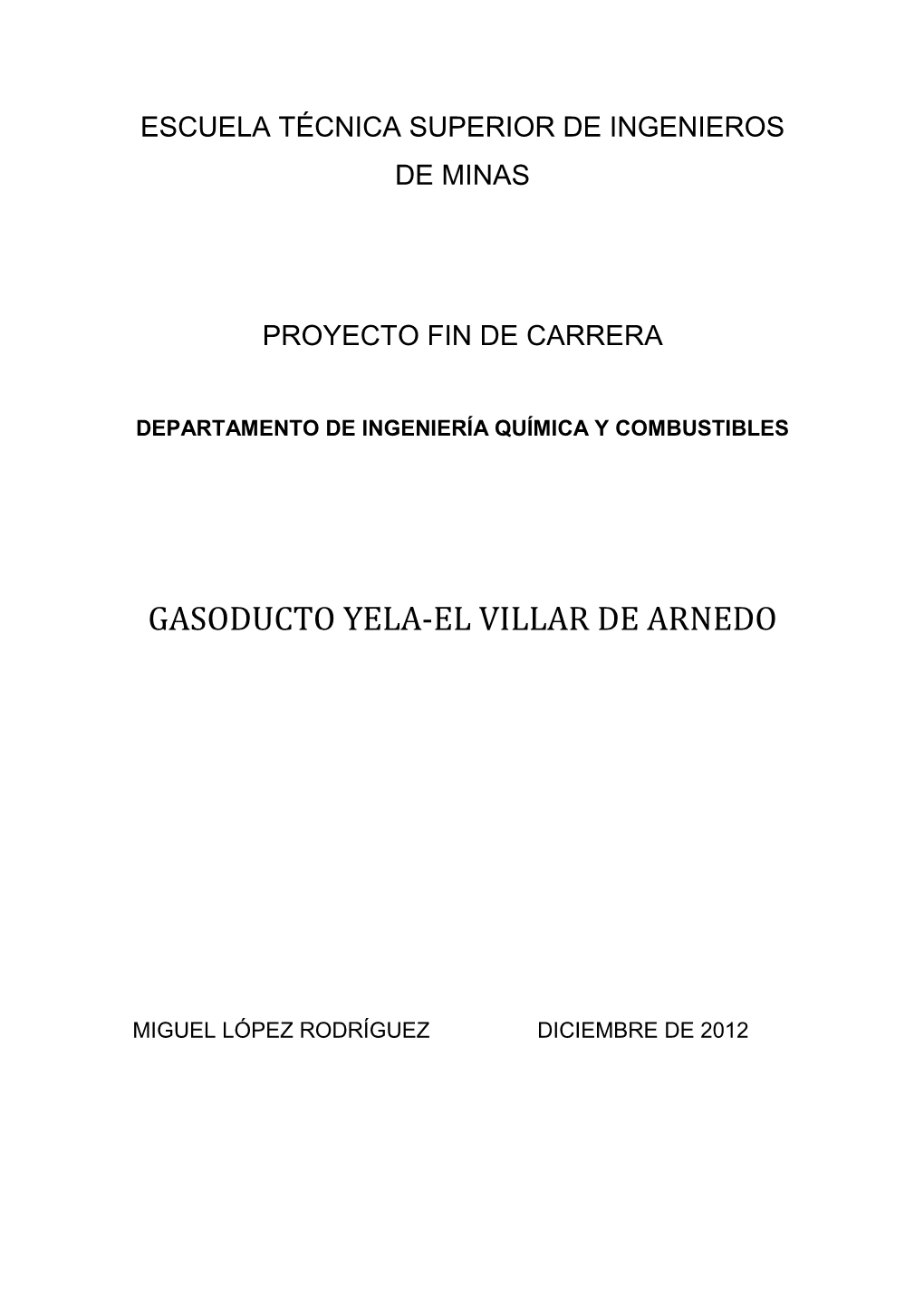 Gasoducto Yela-El Villar De Arnedo