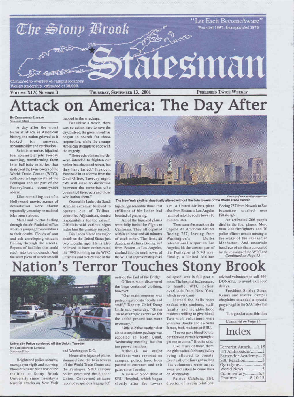 Statesman, V. 45, N. 03.Pdf (7.294Mb)