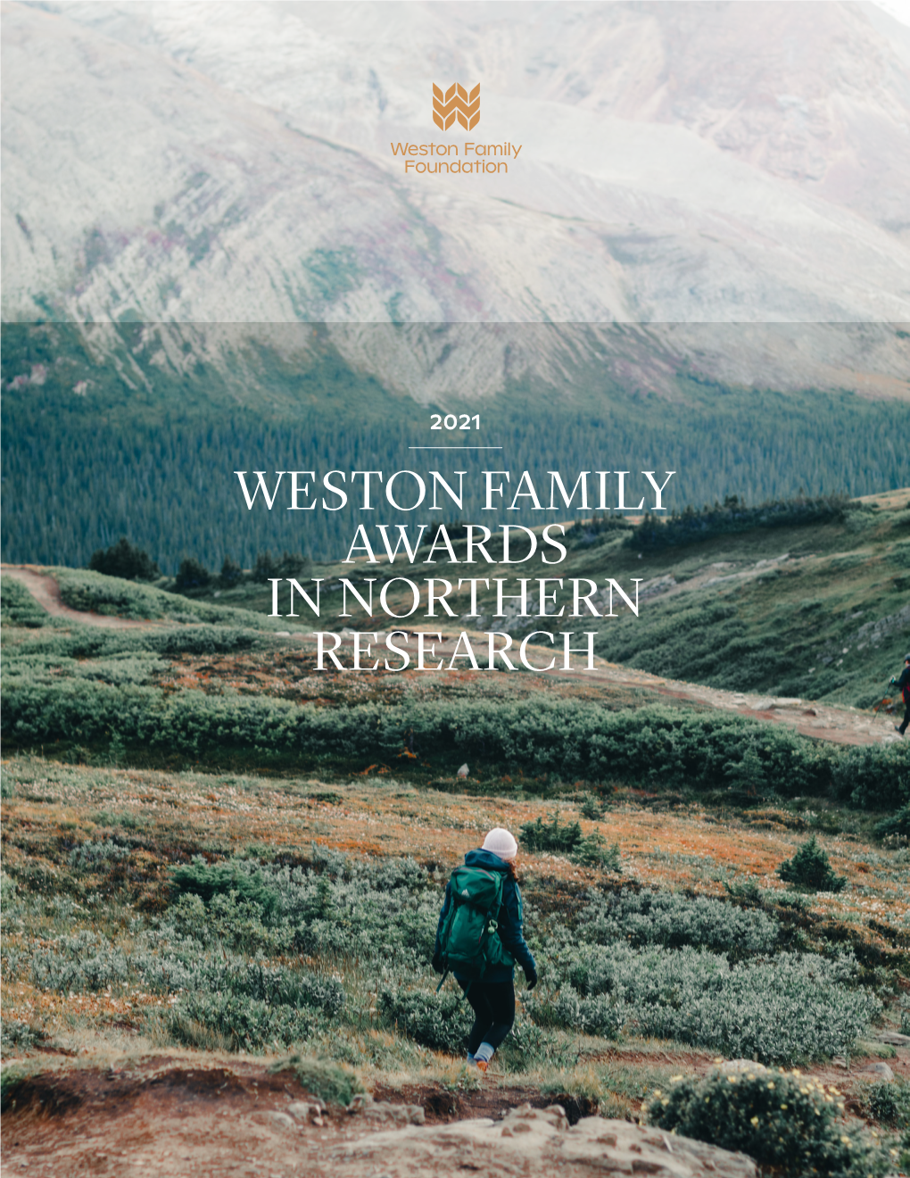 2021 Weston Family Awards in Northern Research 2021 Award Winners Master’S