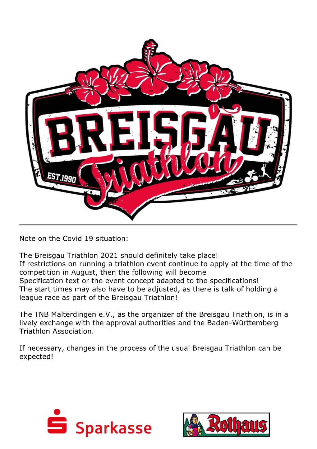 The Breisgau Triathlon 2021 Should Definitely Take Place!