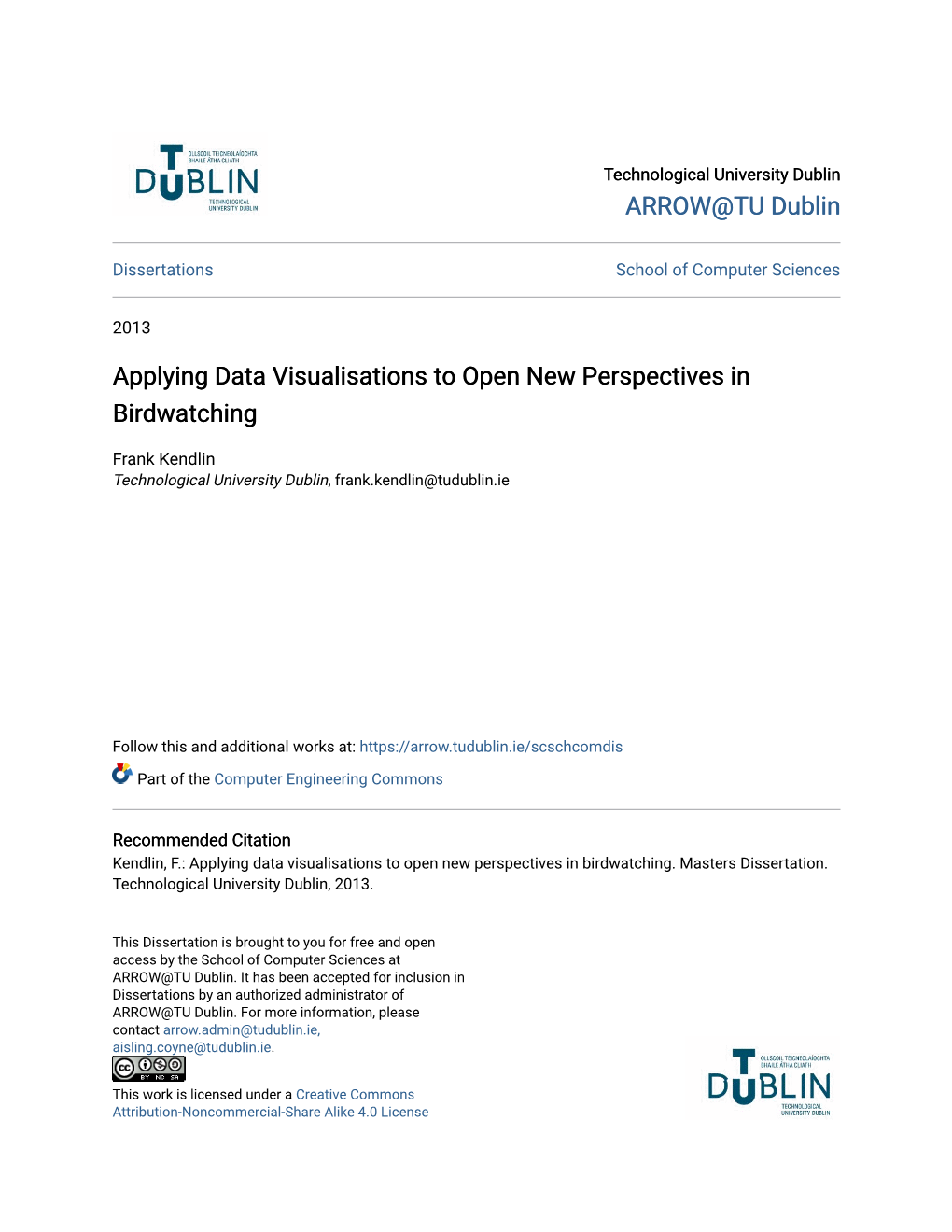 Applying Data Visualisations to Open New Perspectives in Birdwatching