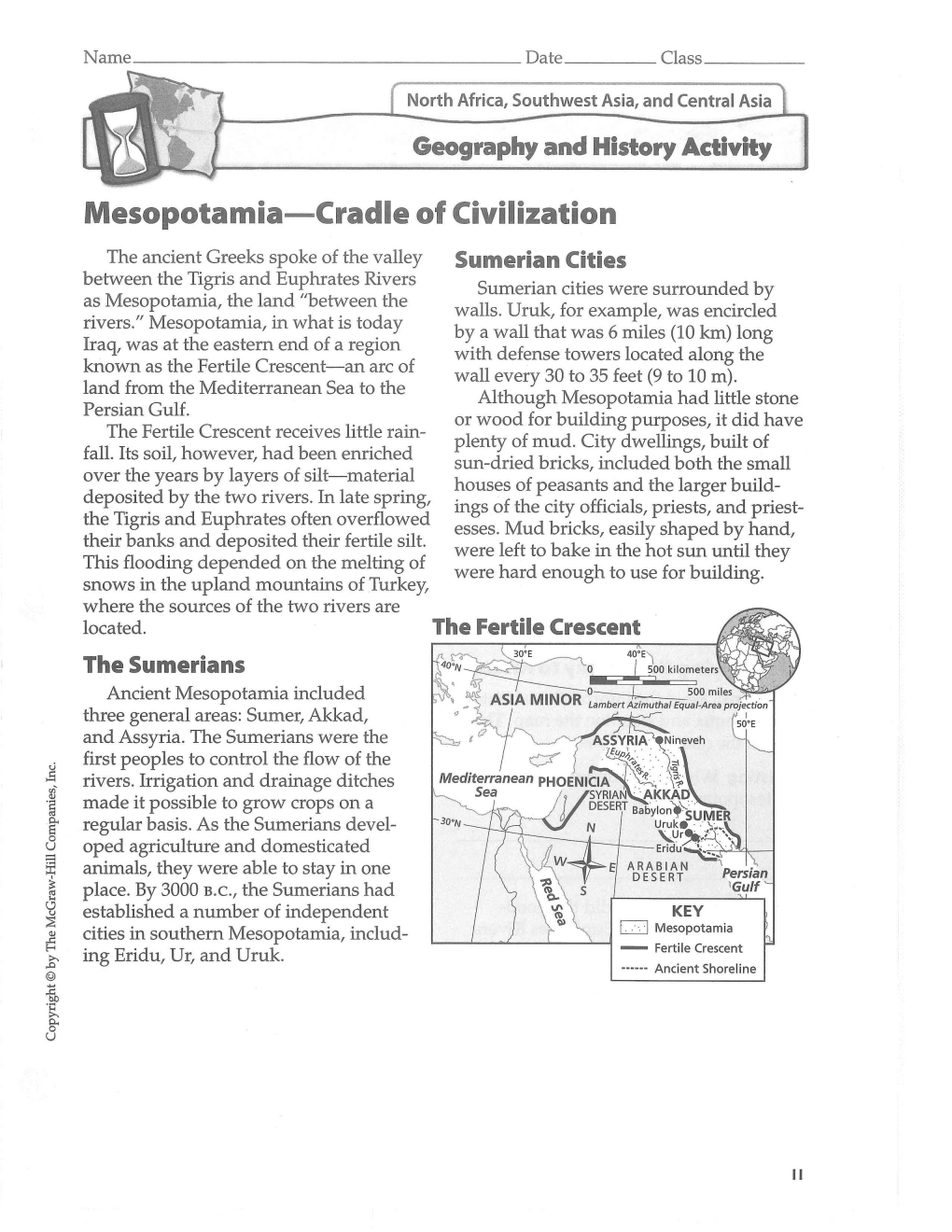 Mesopotamia-Cradle of Civilization