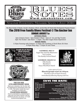 Blues Notes July 2010