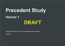 Precedent Study Volume 1 DRAFT