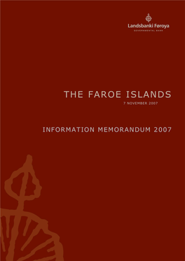 The Faroe Islands 7 November 2007