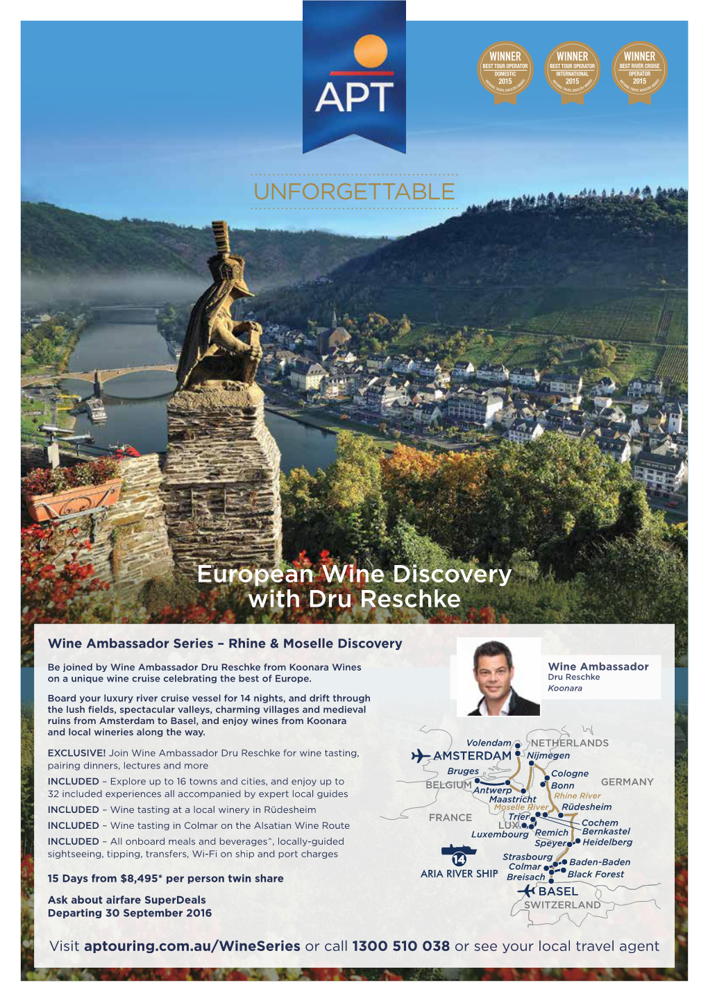 European Wine Discovery with Dru Reschke