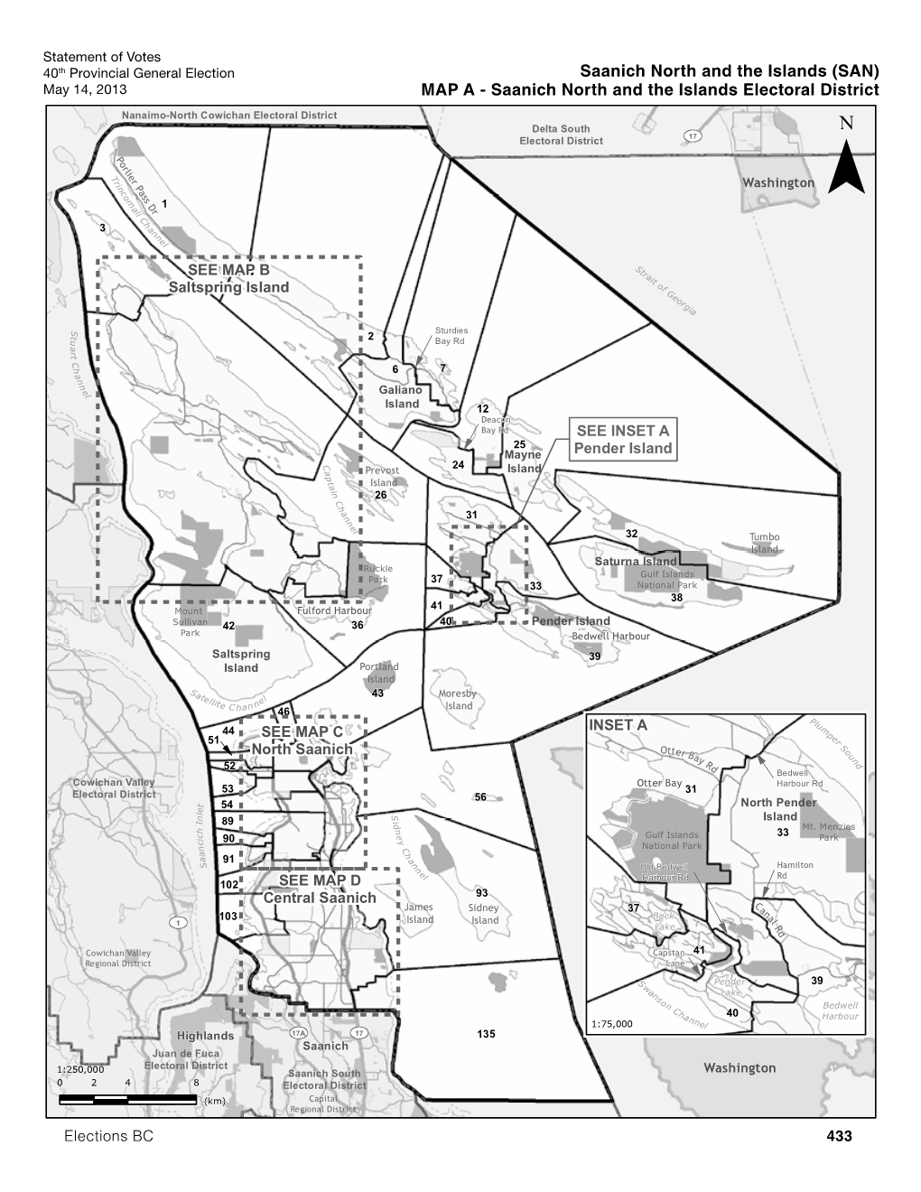 Saanich North and the Islands (SAN) MAP A