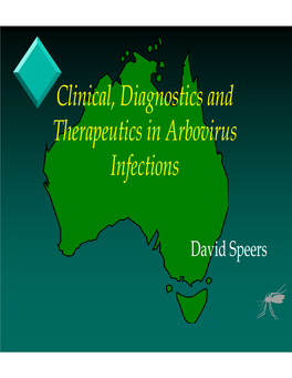 David Speers Arboviruses