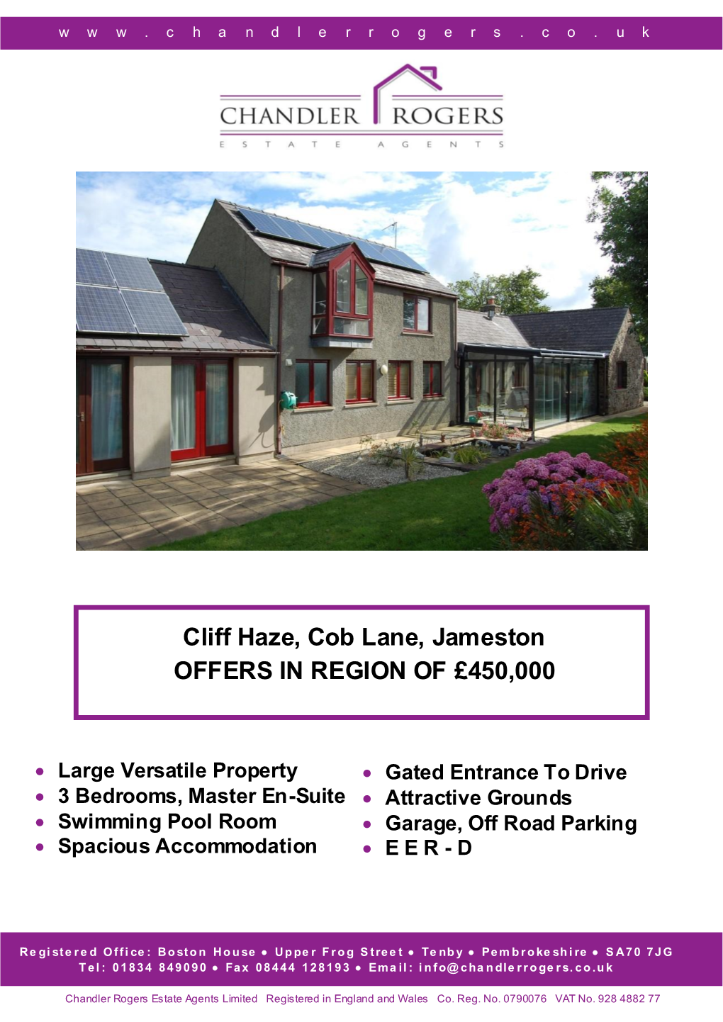 Cliff Haze, Cob Lane, Jameston OFFERS in REGION of £450,000