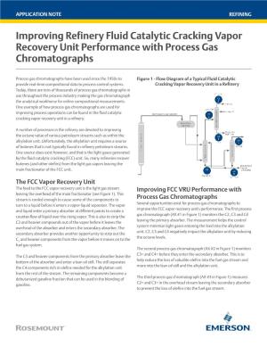 Improving Refinery Fluid Catalytic Cracking Vapor Recovery Unit Performance with Process Gas Chromatographs