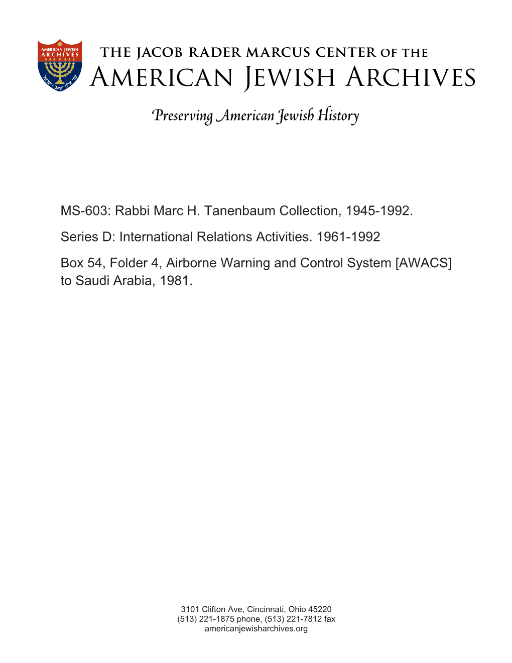 MS-603: Rabbi Marc H