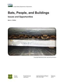 Bats, People, and Buildings Issues and Opportunities