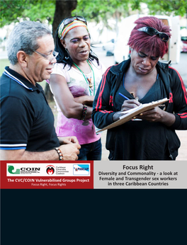 A Look at Female and Transgender Sex Workers in Three Caribbean Countries 2 Table of Contents