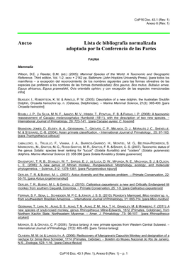 Documento De Trabajo Para La Cop16 De La CITES