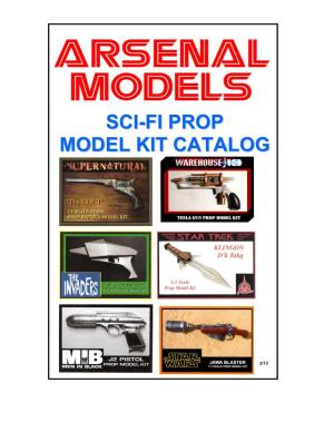 Sci-Fi Prop Model Kit Catalog