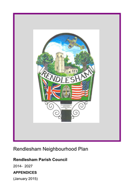 Rendlesham Neighbourhood Plan