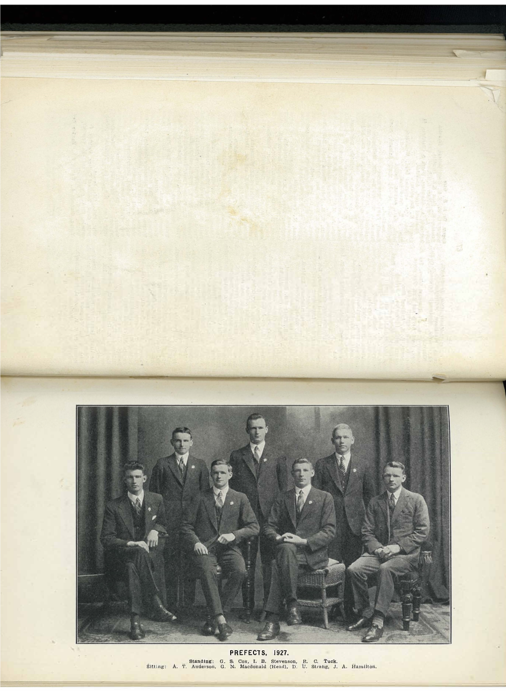 Prefects, 1927