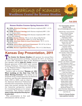 Kansas Day Presentation, 2011